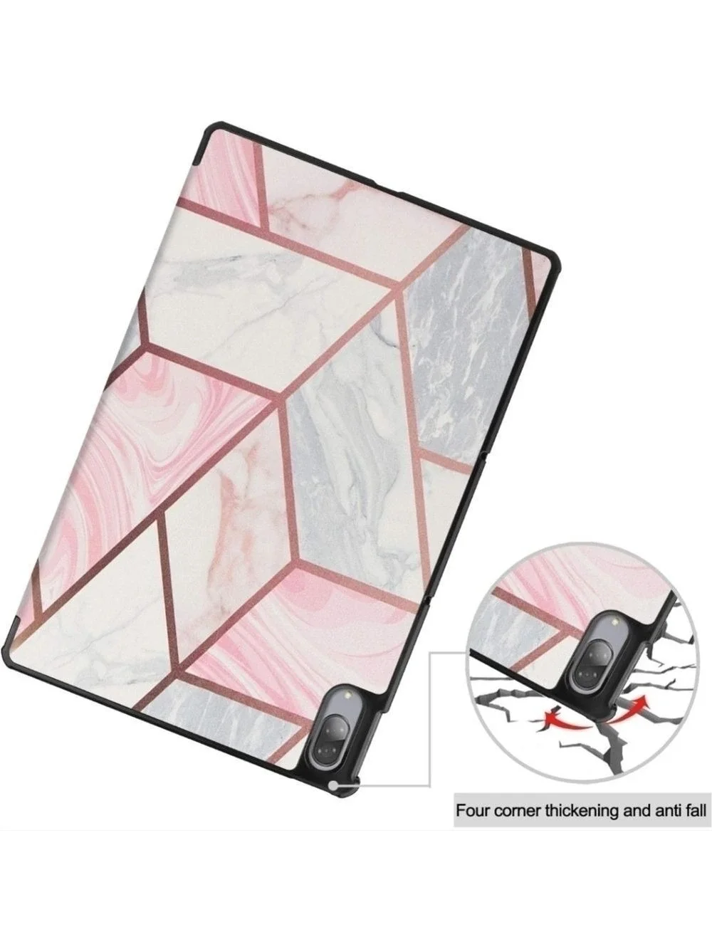 Gylint Case for Lenovo M10 Folding Folio Ultra-Thin Smart PU Leather Stand NWT